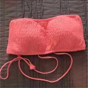 Victoria’s Secret strapless smocked bathing suit!